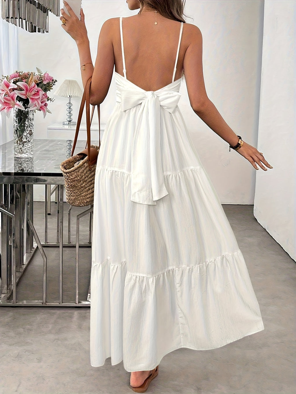 Vestido Largo Elegante Verde para Mujer – Diseño Off-Shoulder con Detalle Fruncido