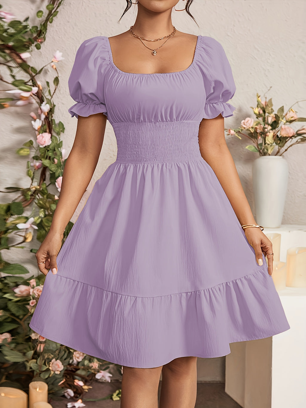 Vestido A-Line Elegante para Mujer – Estilo Moderno para Oficina y Uso Diario