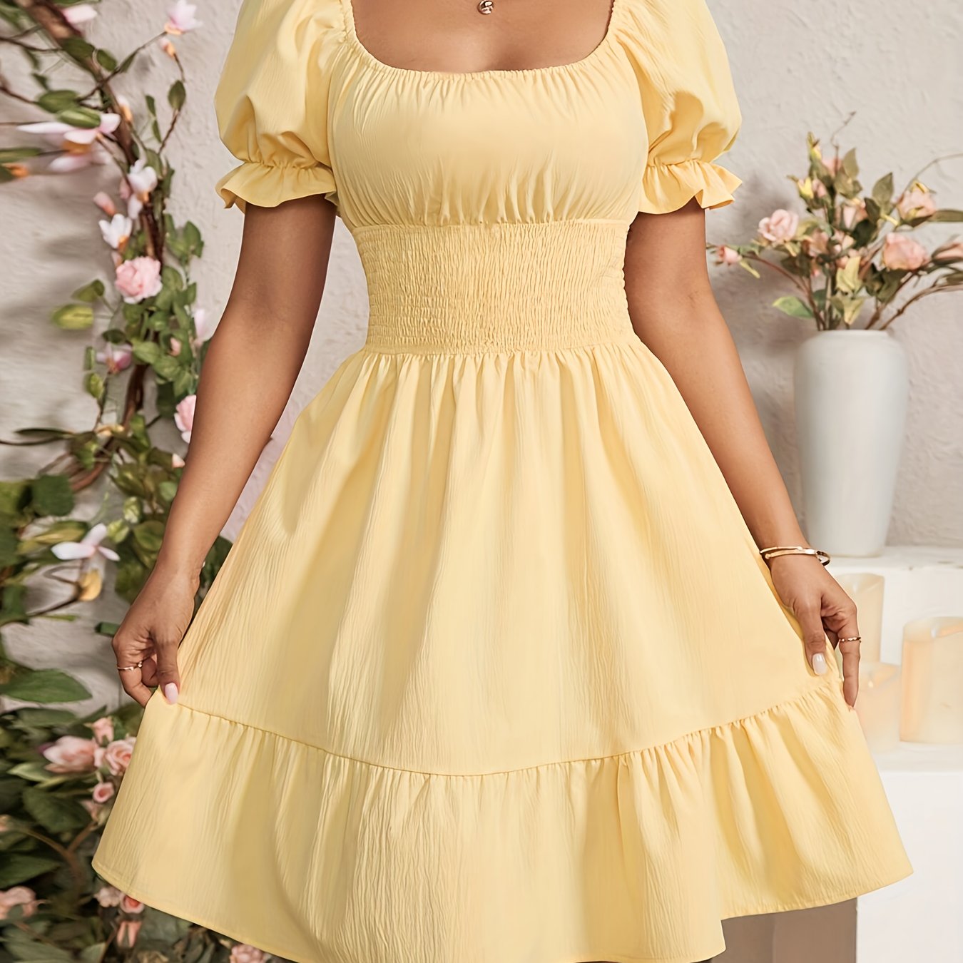 Vestido A-Line Elegante para Mujer – Estilo Moderno para Oficina y Uso Diario