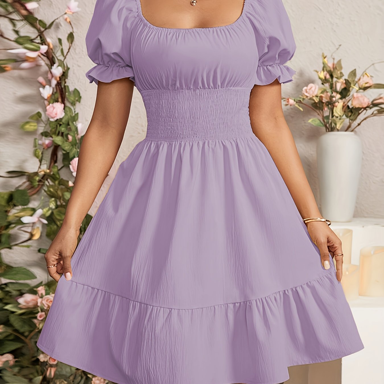 Vestido A-Line Elegante para Mujer – Estilo Moderno para Oficina y Uso Diario