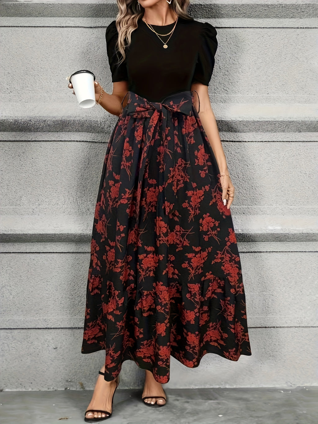 Vestido Elegante de Otoño/Invierno para Mujer