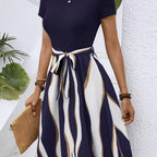 Vestido Elegante de Verano para Mujer con Cinturón