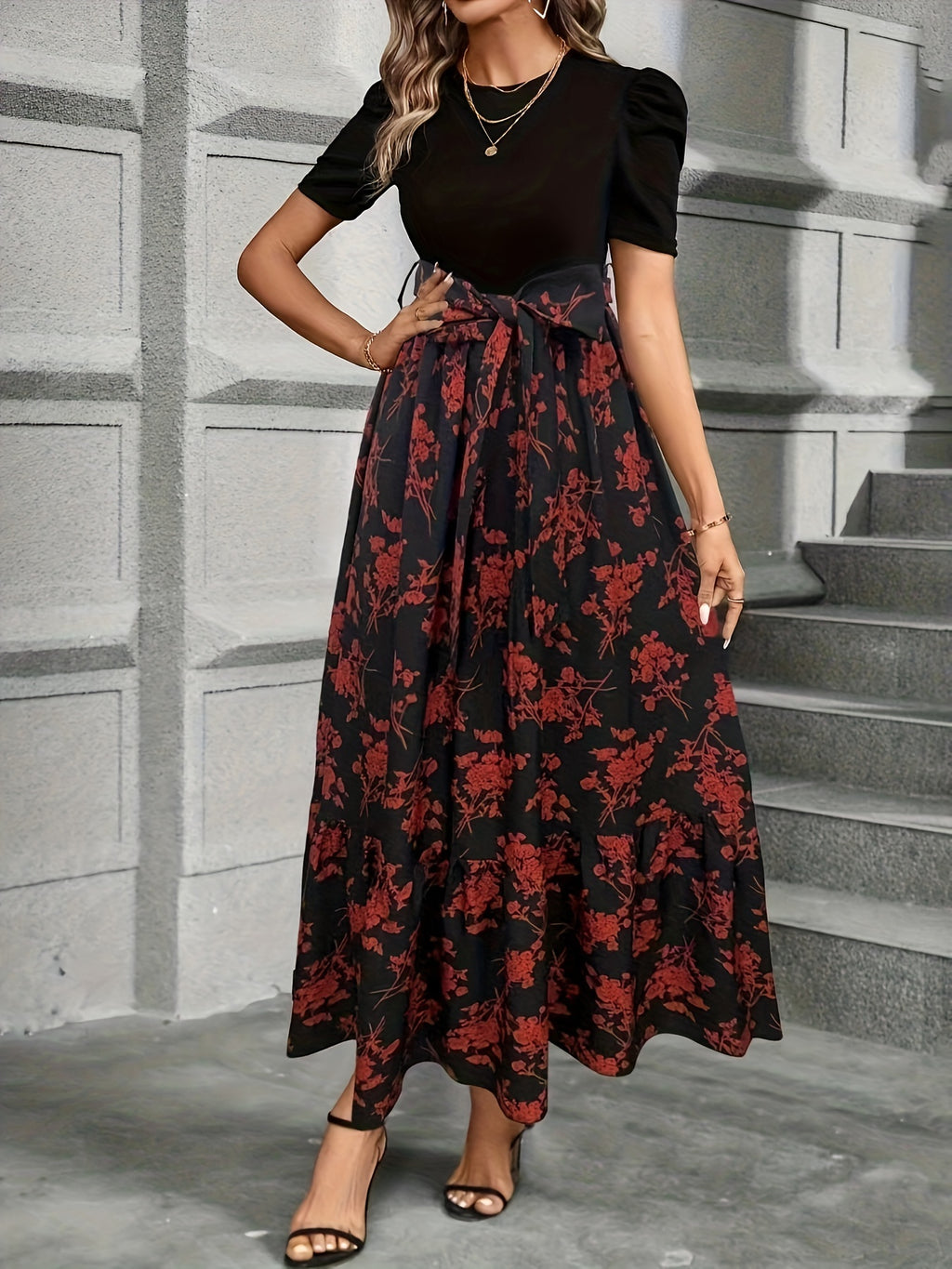 Vestido Elegante de Otoño/Invierno para Mujer