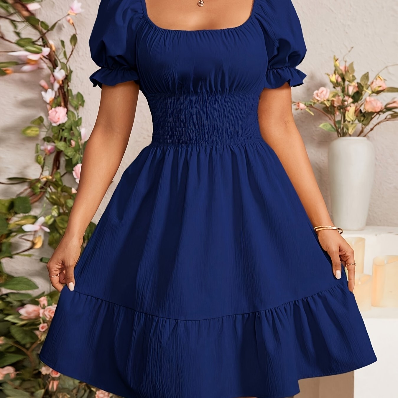 Vestido A-Line Elegante para Mujer – Estilo Moderno para Oficina y Uso Diario