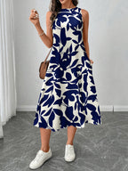 Vestido Floral Sin Mangas para Mujer – Estilo Verano